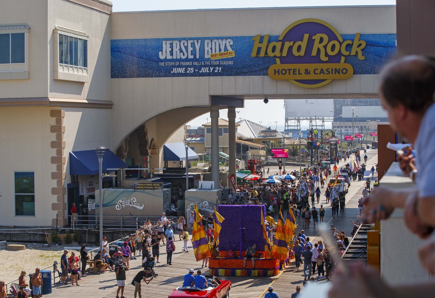 Hard Rock celebrated its one-year anniversary with Boardwalk parade